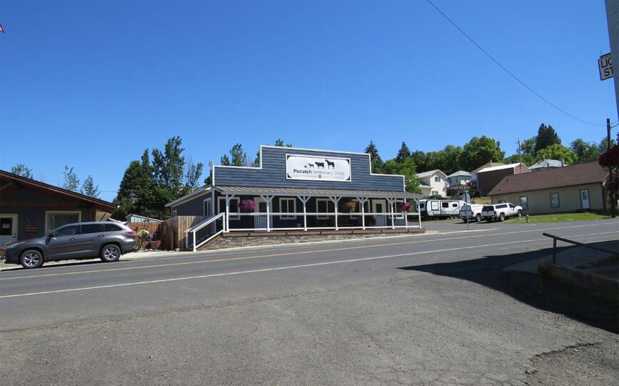 Potlatch Veterinary Clinic building