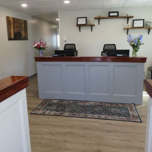 reception area